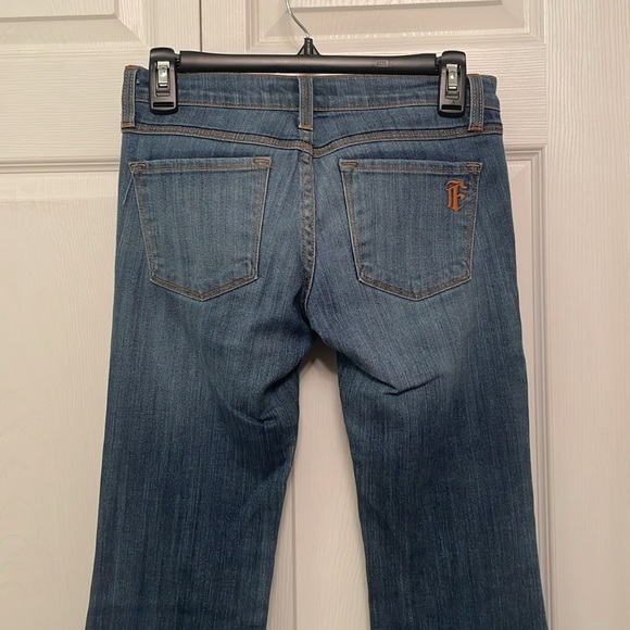 Flying Monkey Denim Blue Jeans with Bell Bottoms Flare Wide Legs - Picture 6 of 17